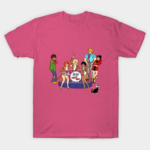 The whole Josie gang! T-Shirt by Pop Fan Shop